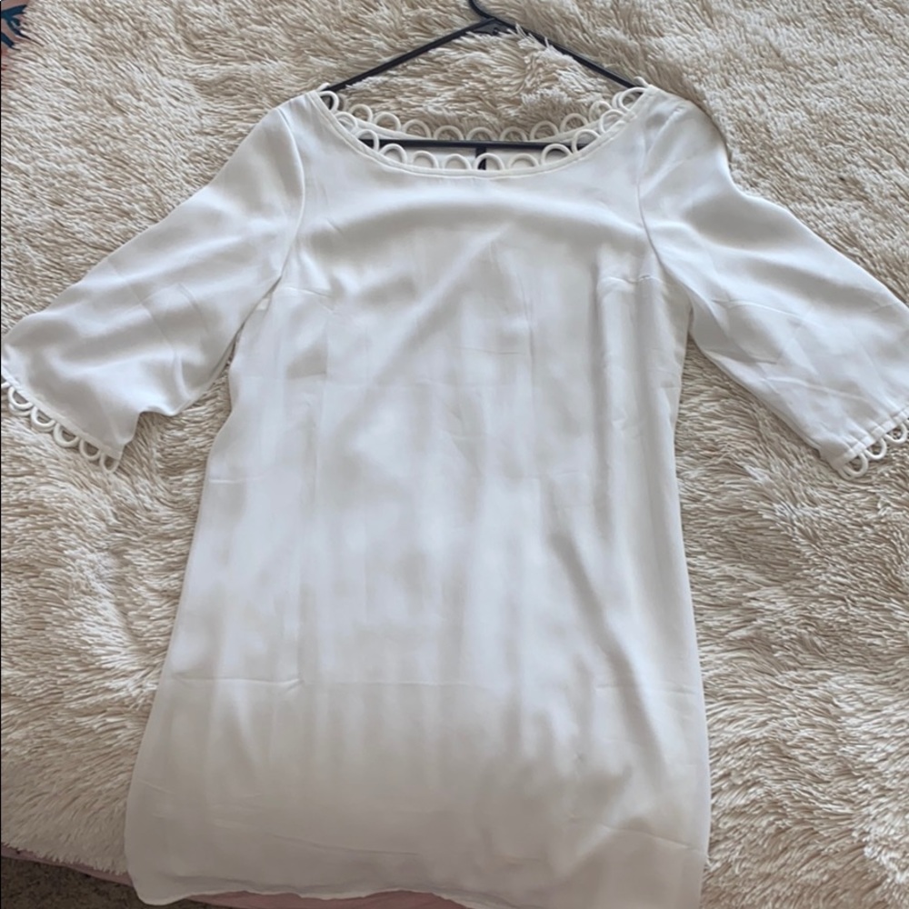 Lulu’s White Shift Dress